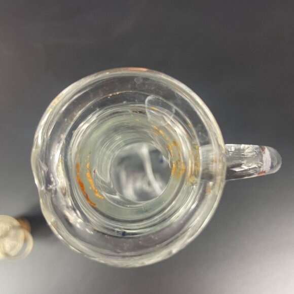 Stockholms Glasbruk Skansen Art Glass Cruet Sweden Coin Cork Stopper - Picture 8 of 8